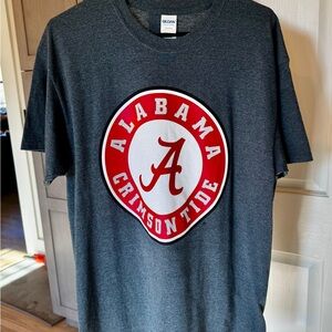 Gildan Gray Alabama Crimson Tide Tee